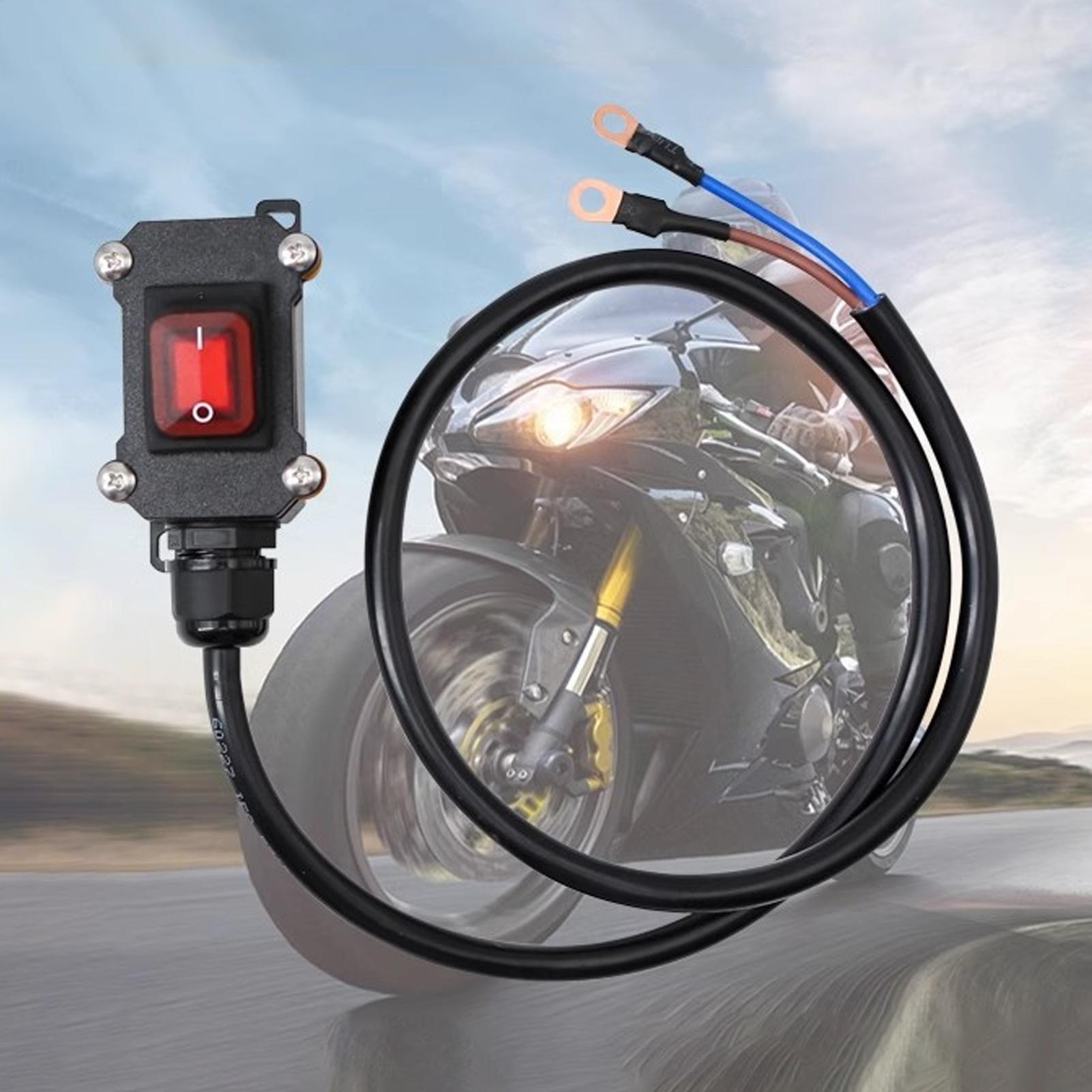 Outdoor Power Disconnect - 30/50/100cm Car Battery Disconnect 12V/24V Waterproof