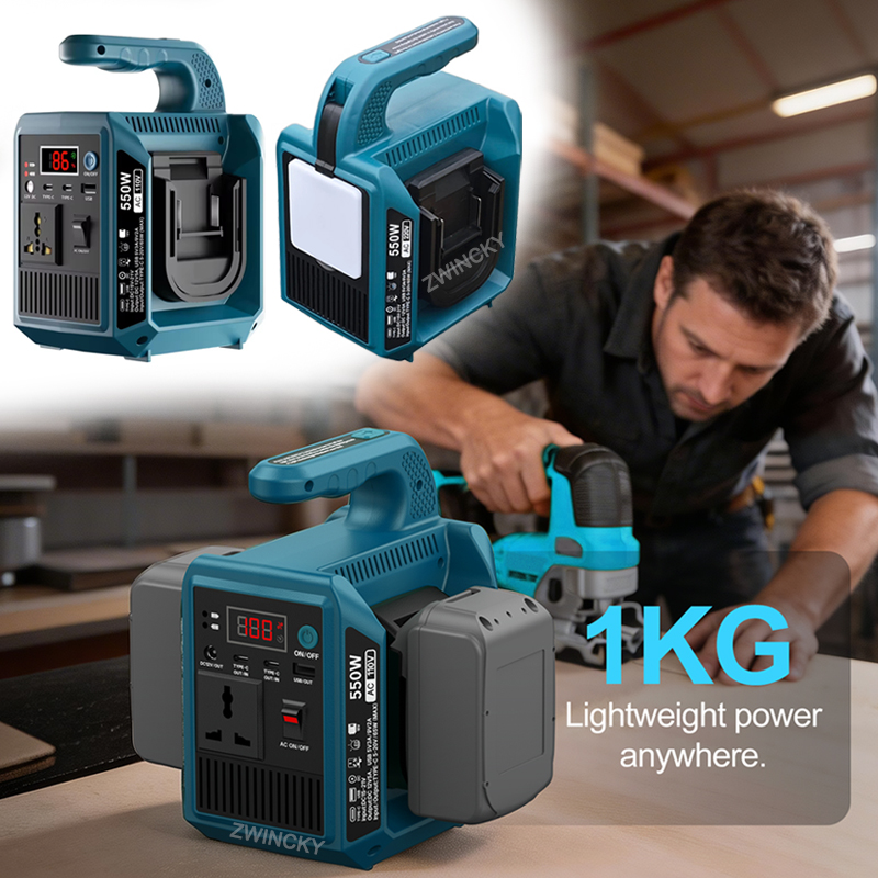 Outdoor Power Inverter - 550W Portable Power Inverter for Makita