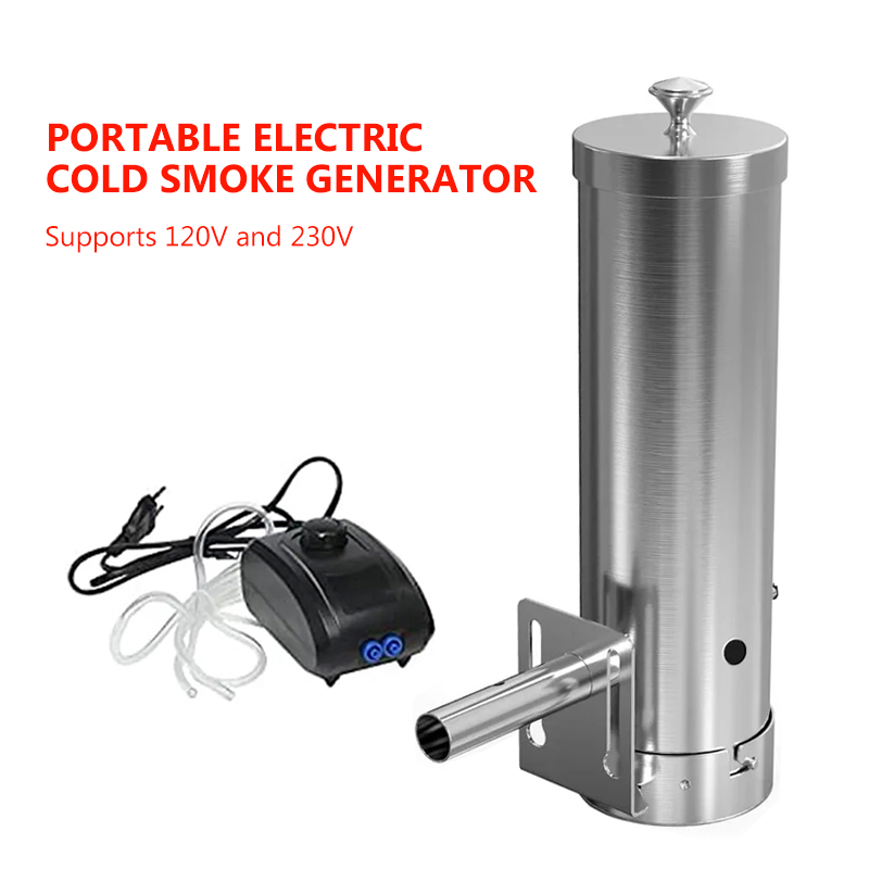 Outdoor Power Inverter - Portable Electric BBQ Smoker with Lid