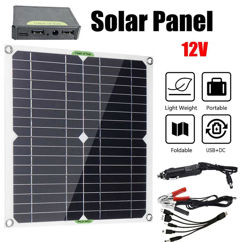 200W Solar Power System Set Du - Outdoor Usb Power Outlet review and price