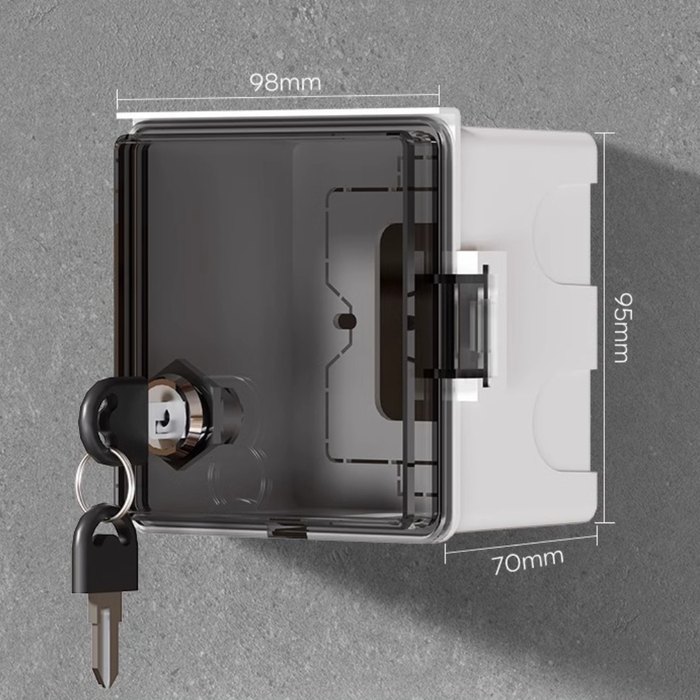 1Pcs 86 Type Lockable Socket W - Outdoor Power Point Cover review and price
