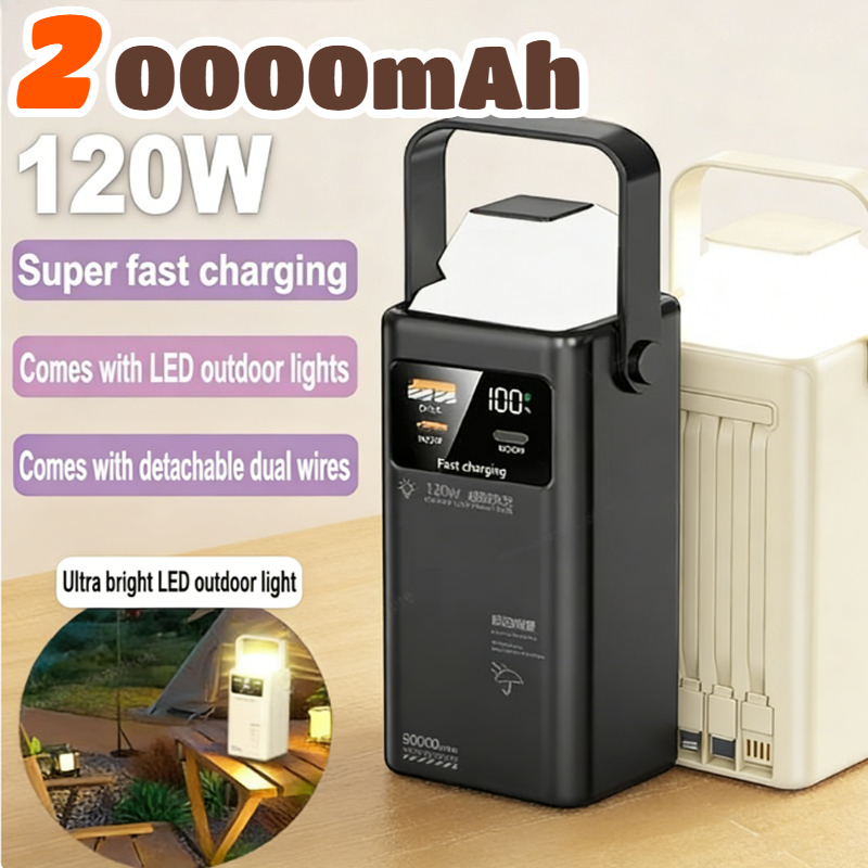 120W Power Bank 200000mAh Larg - Outdoor Usb Power Outlet review and price