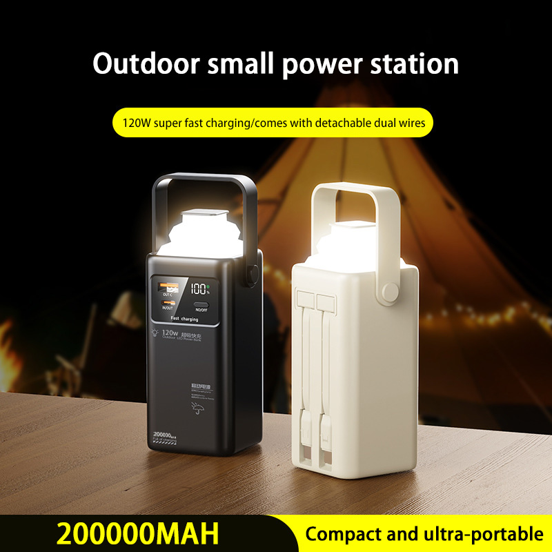 120W Power Bank 200000mAh Larg - Outdoor Usb Power Outlet review and price