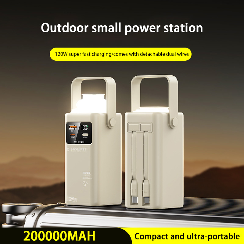 120W Power Bank 200000mAh Larg - Outdoor Usb Power Outlet review and price