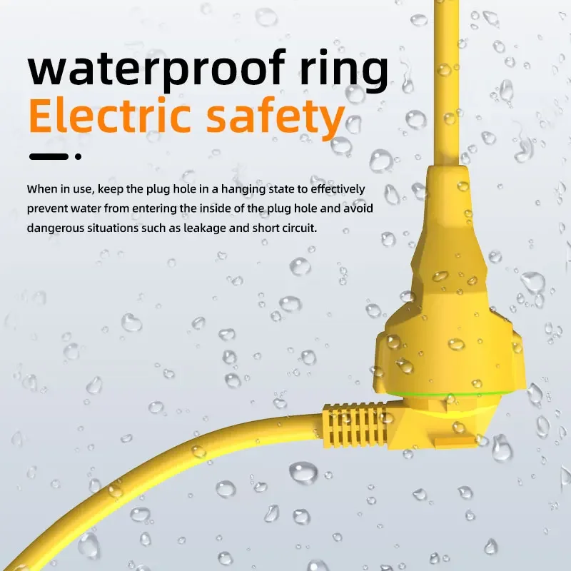 16A EU Schuko Power Strip 4KW  - Outdoor Power Outlet Waterproof review and price