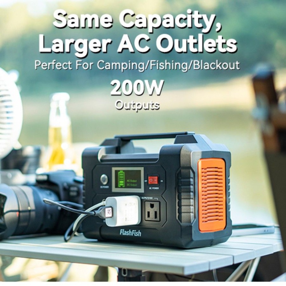 200W Portable Power Station,Fl - Outdoor Usb Power Outlet review and price