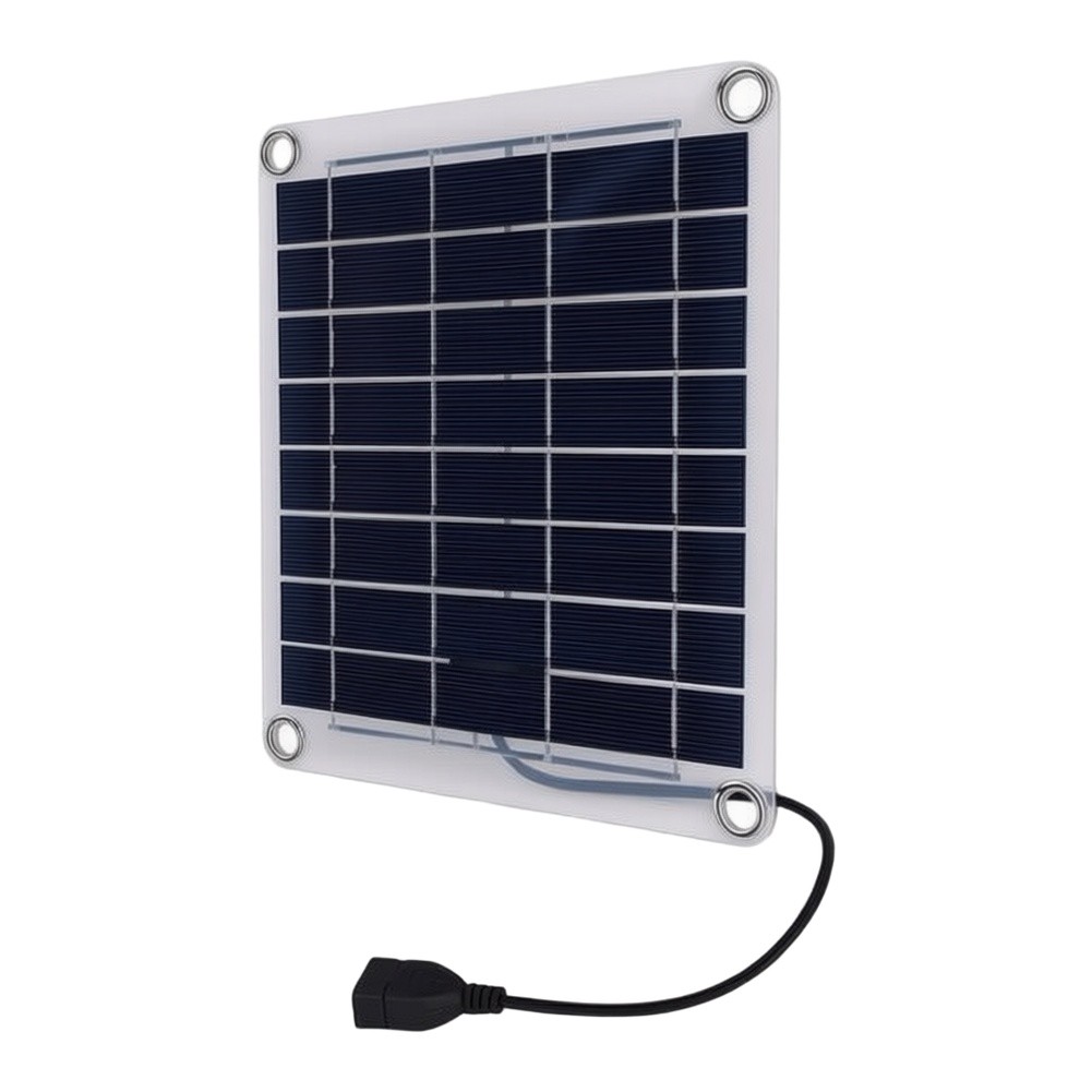 10W Solar Ceiling Fan Kit Dual - Outdoor Usb Power Outlet review and price