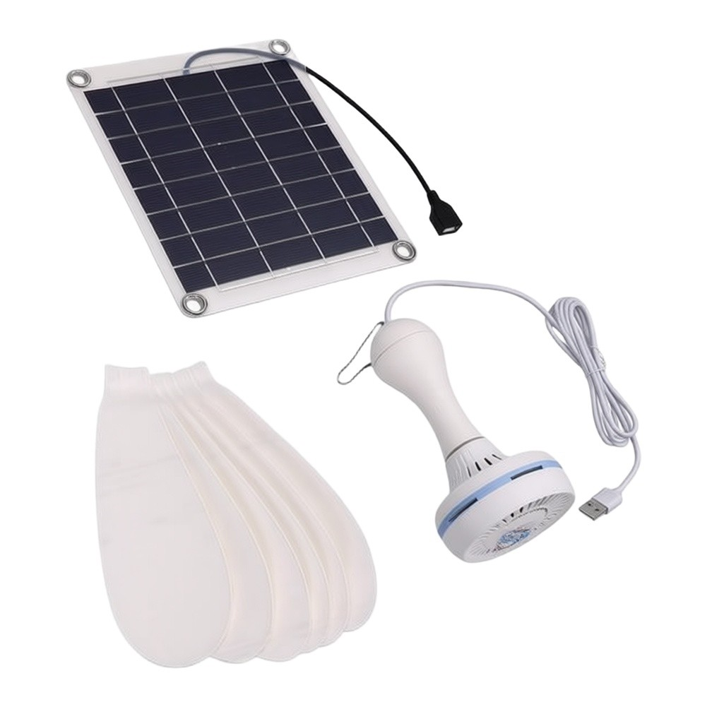 10W Solar Ceiling Fan Kit Dual - Outdoor Usb Power Outlet review and price