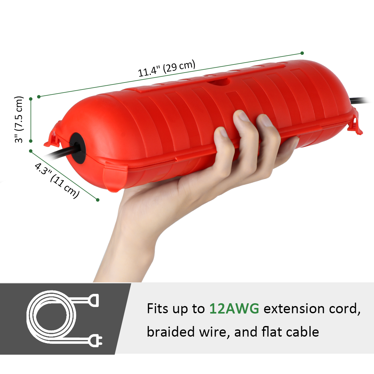 Weatherproof IP54 Outdoor Exte - Outdoor Power Outlet Waterproof review and price