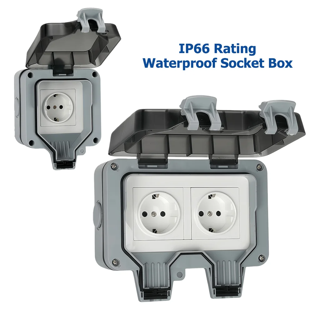 Waterproof Outdoor Socket,Doub - Outdoor Power Point Cover review and price