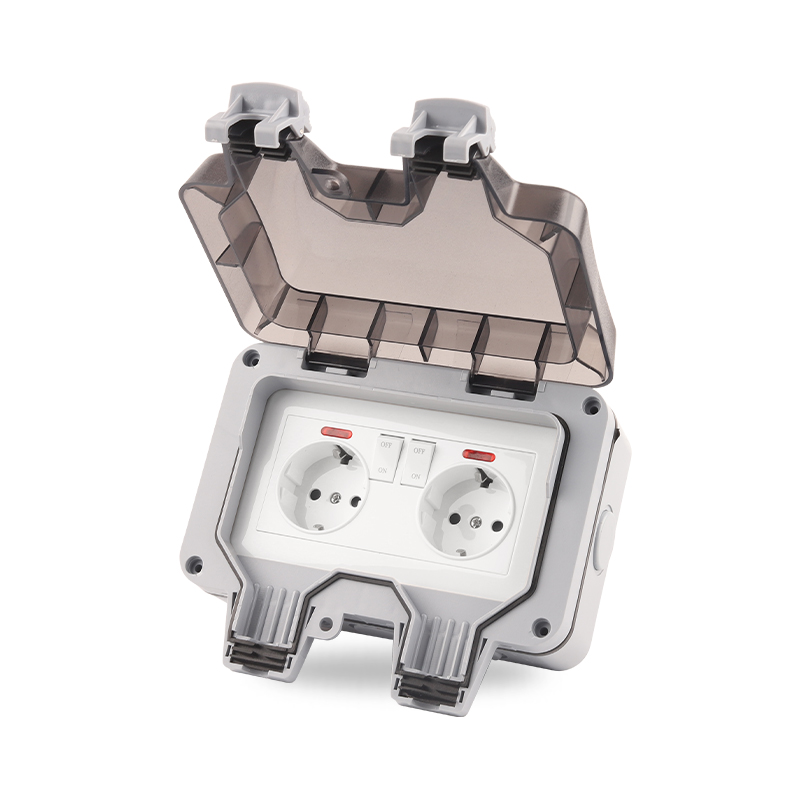 IP66 EU Germany Standard Water - Outdoor Power Outlet Waterproof review and price