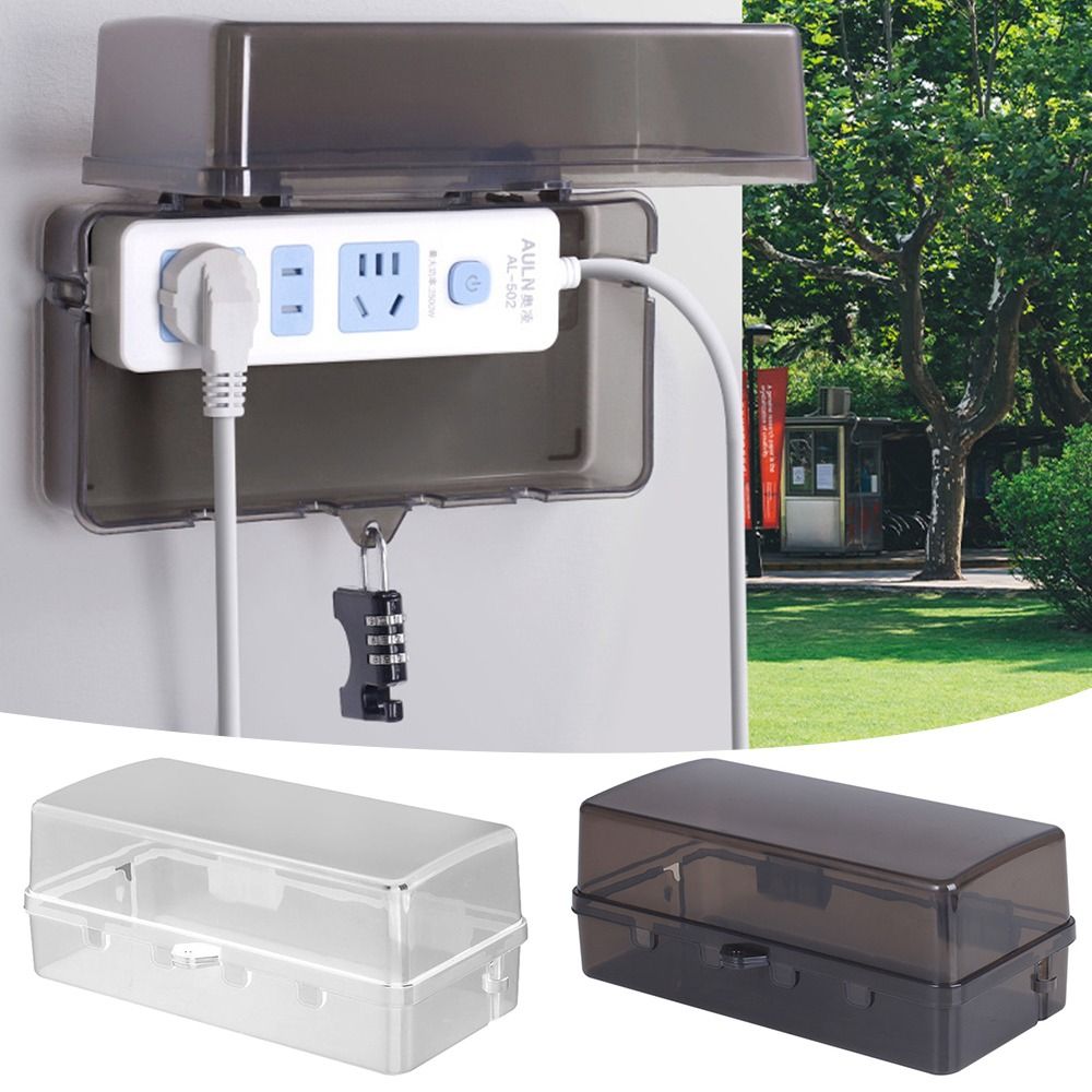 Durable Plastic Plug Box Anti- - Outdoor Power Point Cover review and price