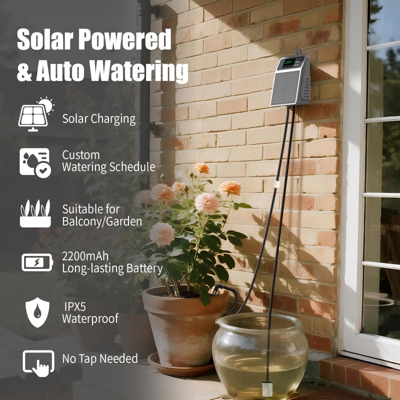 A03F-Solar Powered Automatic D - Outdoor Power And Plant review and price