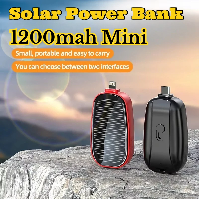 1200mAh Solar Mini Power Bank  - Outdoor Usb Power Outlet review and price