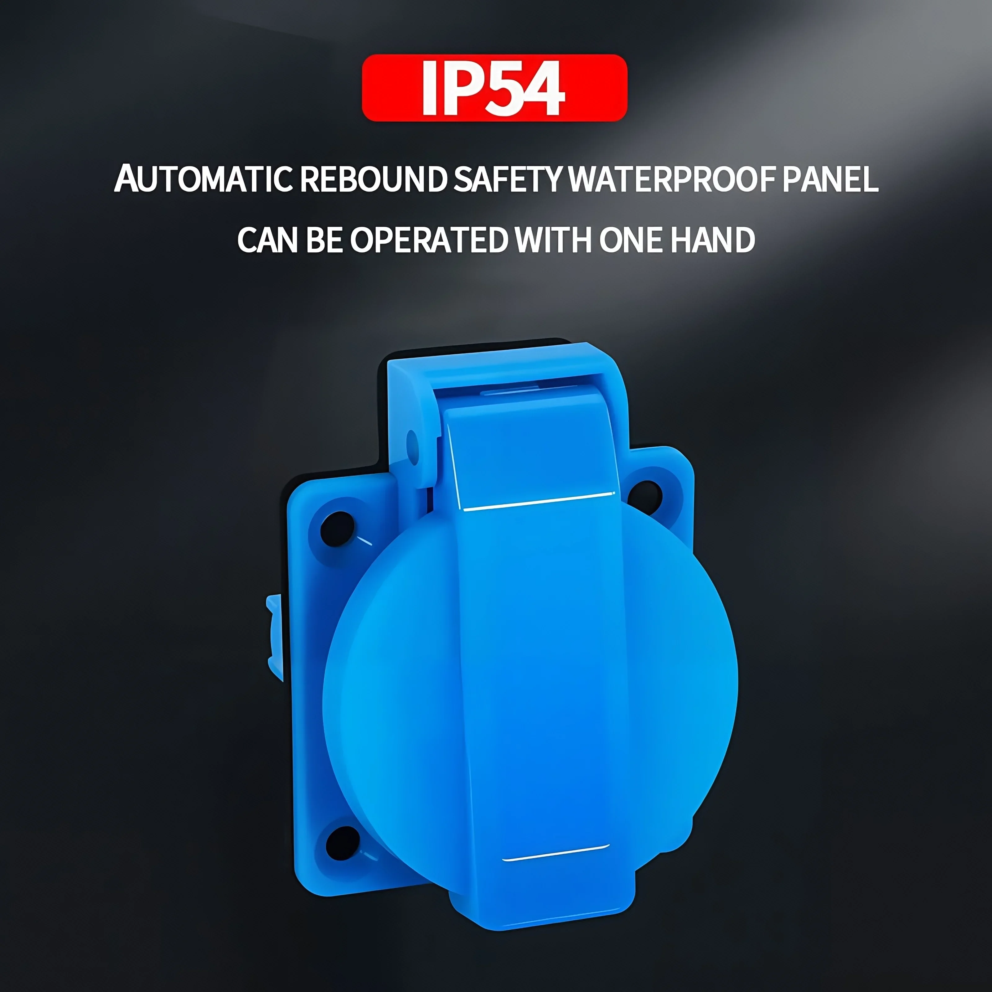 IP54 16A Waterproof Industrial - Outdoor Power Outlet Waterproof review and price