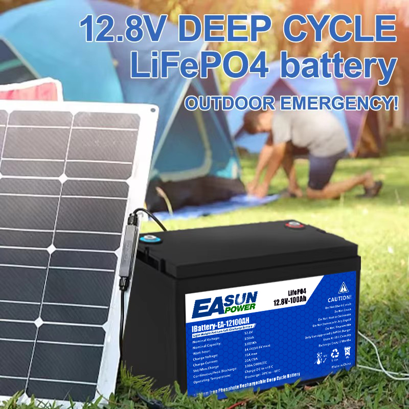 EASUN POWER 12V 100Ah LiFePO4  - Outdoor Power Inverter review and price