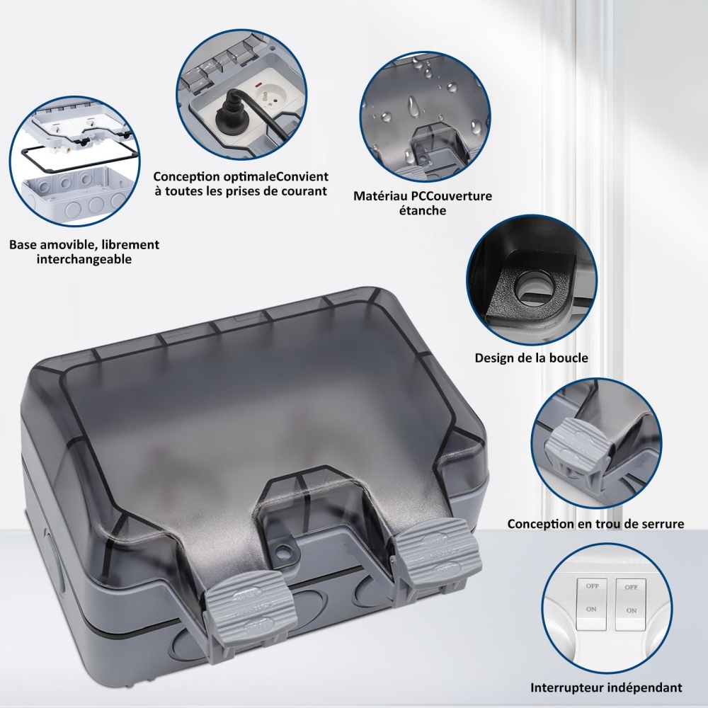 EIOMR France IP66 Weatherproof - Power Switch Outdoor review and price