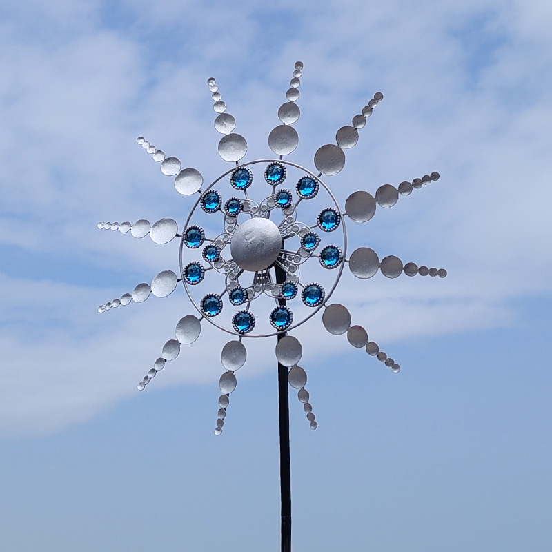 Sunflower Iron Windmill Spinne - Outdoor Power And Plant review and price