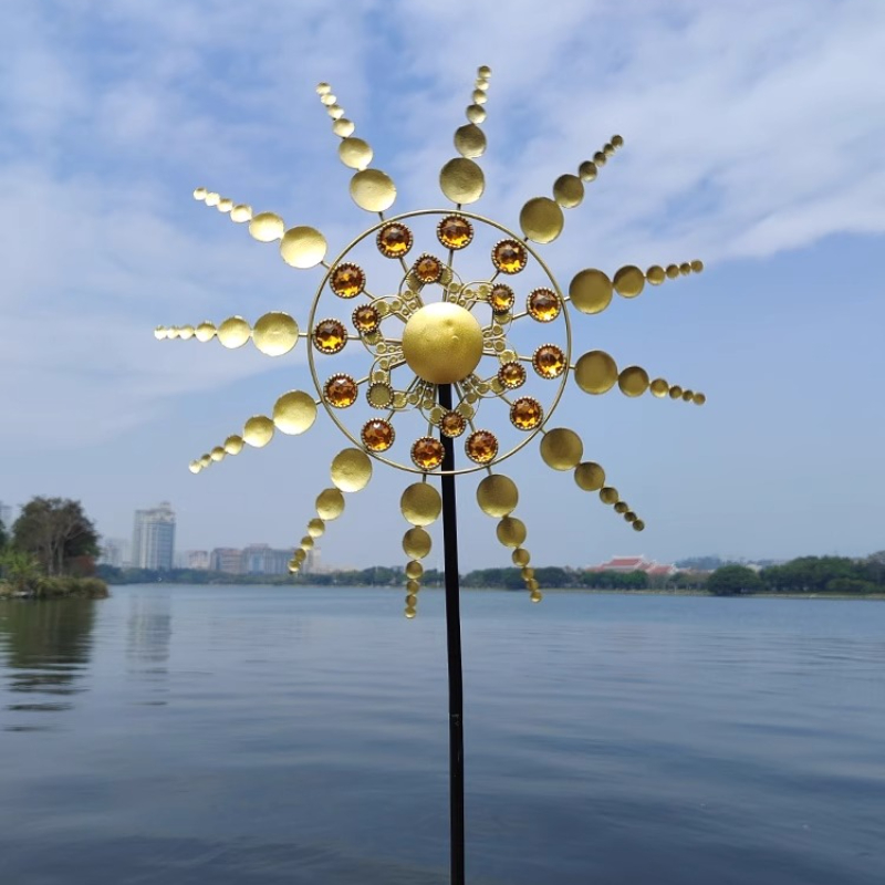 Sunflower Iron Windmill Spinne - Outdoor Power And Plant review and price