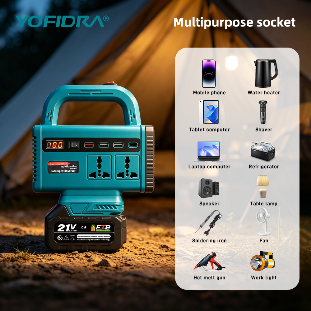 YOFIDRA 220V Portable Power In - Outdoor Usb Power Outlet review and price