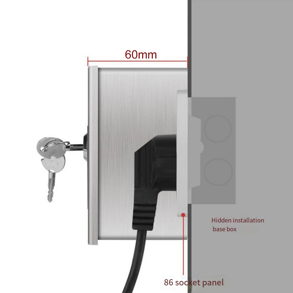 Waterproof Stainless Steel Ele - Outdoor Power Point Cover review and price