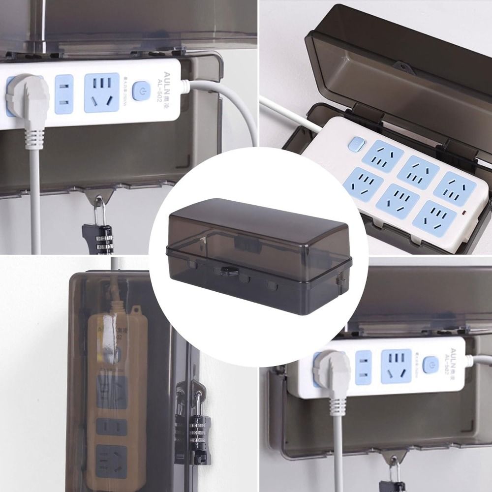 Portable Plastic Plug Box Anti - Outdoor Power Outlet Waterproof review and price