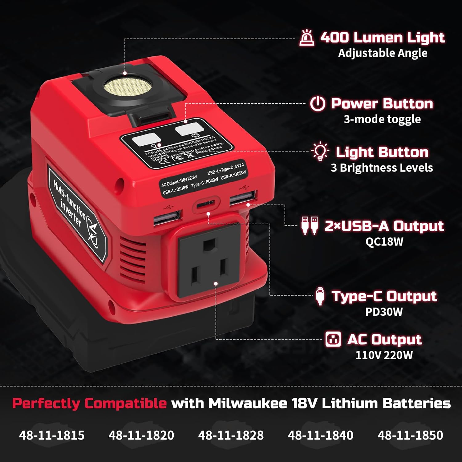 Kzreect 220W Power Inverter Co - Outdoor Power Inverter review and price