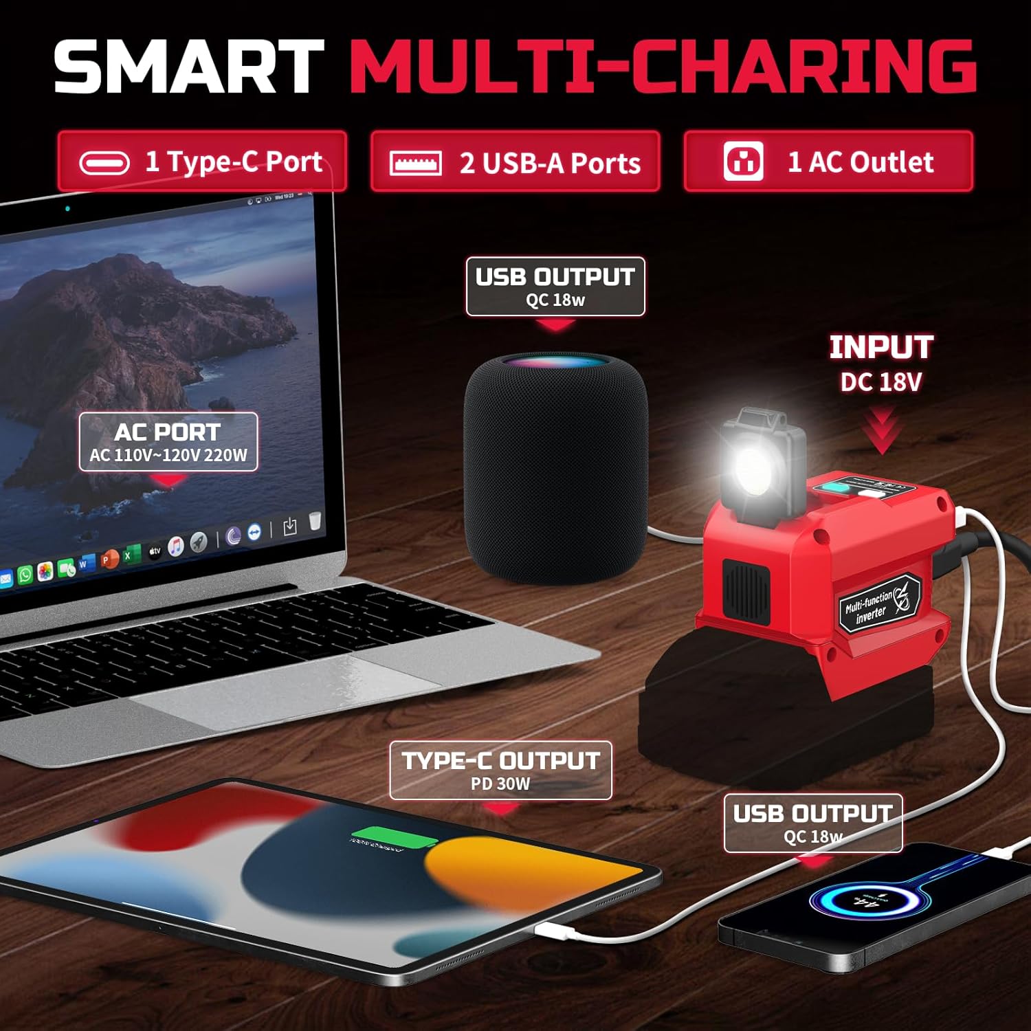 Kzreect 220W Power Inverter Co - Outdoor Power Inverter review and price