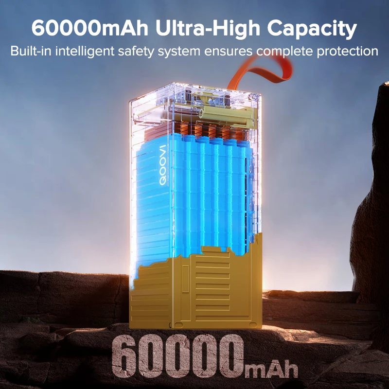 QOOVI 60000mAh Power Bank 22.5 - Outdoor Usb Power Outlet review and price