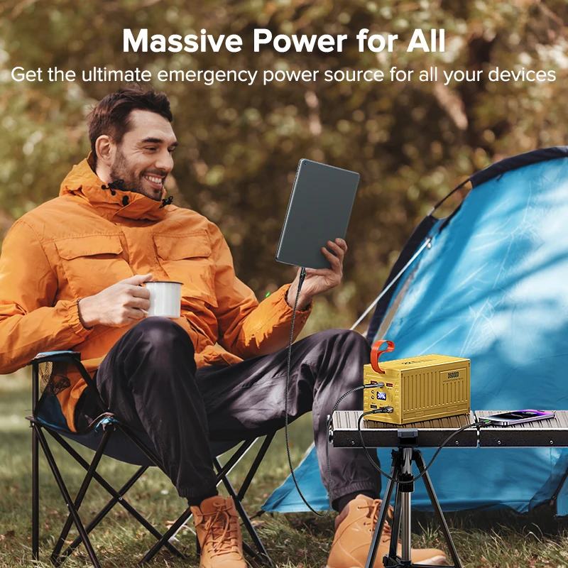 QOOVI 60000mAh Power Bank 22.5 - Outdoor Usb Power Outlet review and price